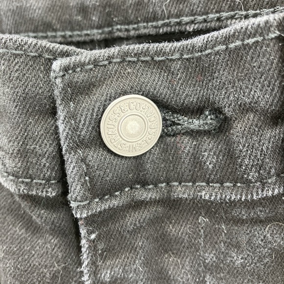 Levi's 512 Slim Taper Black Jeans Mens Size 29x30 NWOT - Picture 6 of 12